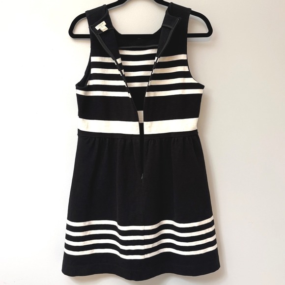 J.Crew‎ Black and White Striped Sleeveless Dress Size Small Career Casual - Picture 5 of 8